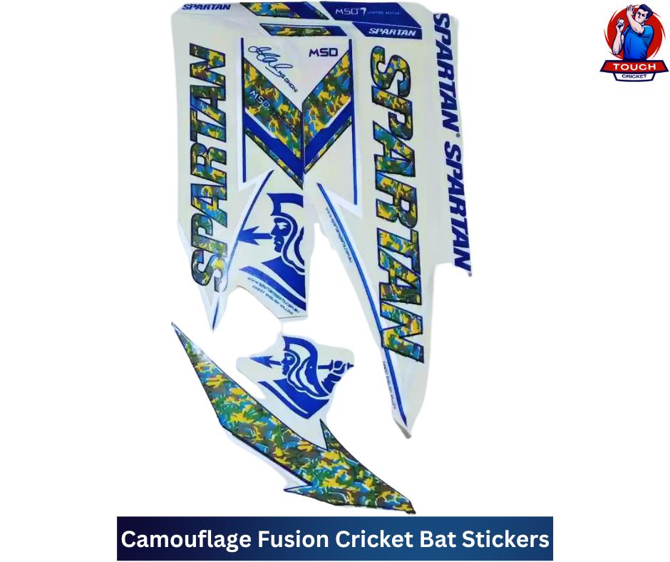 Camouflage Fusion Cricket Bat Stickers