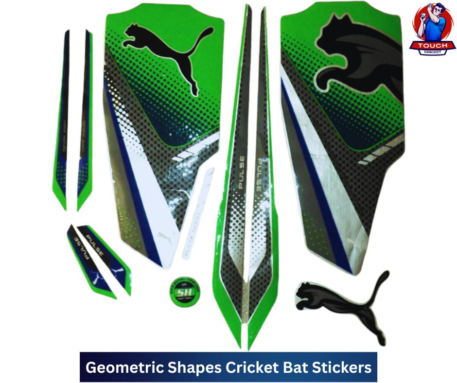 Geometric Shapes Cricket Bat Stickers