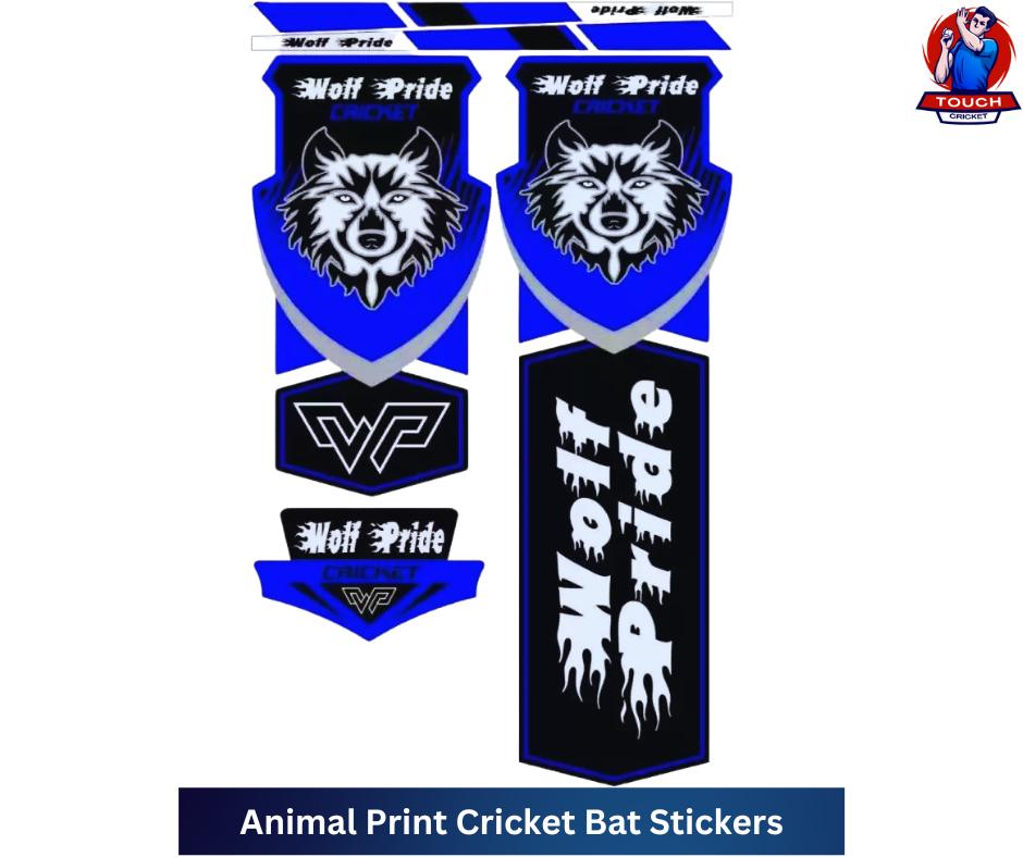Animal Print Cricket Bat Stickers